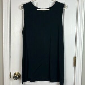 J.Jill wearever collection black long tank top size medium. 95 rayon, 5 lycra